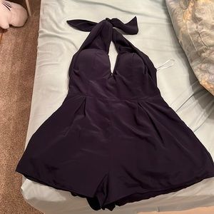 Navy Romper - Size S - Lulu’s